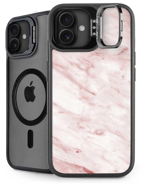 Pink Marble iPhone 16 Kickstand Case