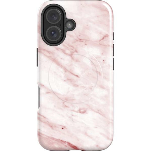 Pink Marble iPhone 16 Magsafe Impact Case