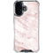 Pink Marble iPhone 16 Plus Clear Case