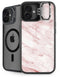 Pink Marble iPhone 16 Plus Kickstand Case