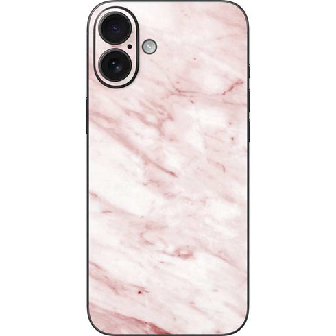 Pink Marble iPhone 16 Plus Skin