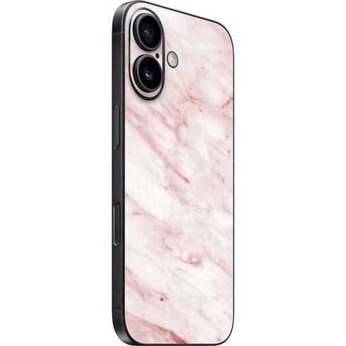 Pink Marble iPhone 16 Plus Skin