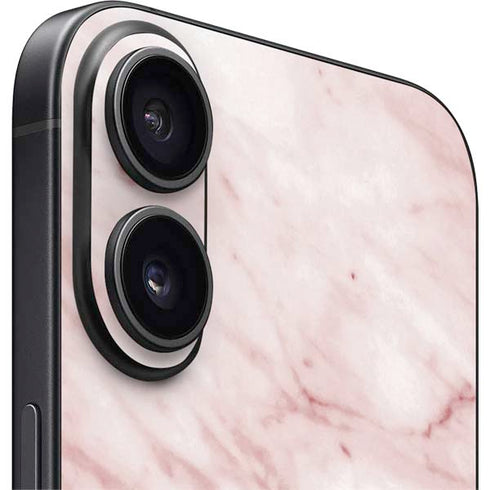 Pink Marble iPhone 16 Plus Skin