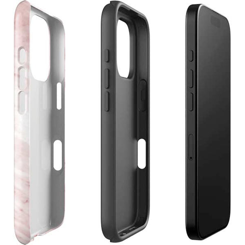 Pink Marble iPhone 16 Pro Impact Case