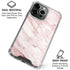Pink Marble iPhone 16 Pro Max Clear Case