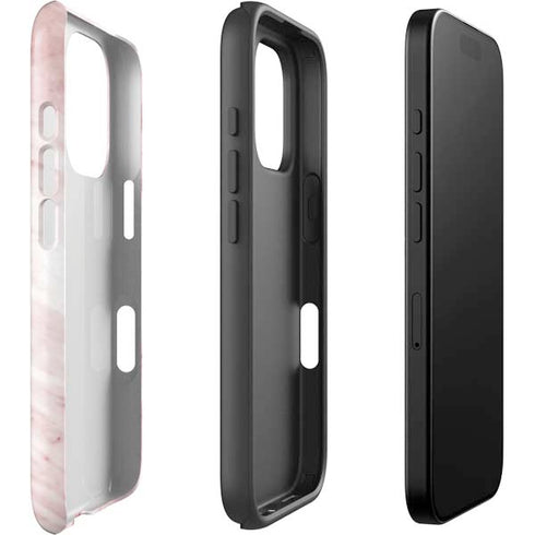 Pink Marble iPhone 16 Pro Max Impact Case