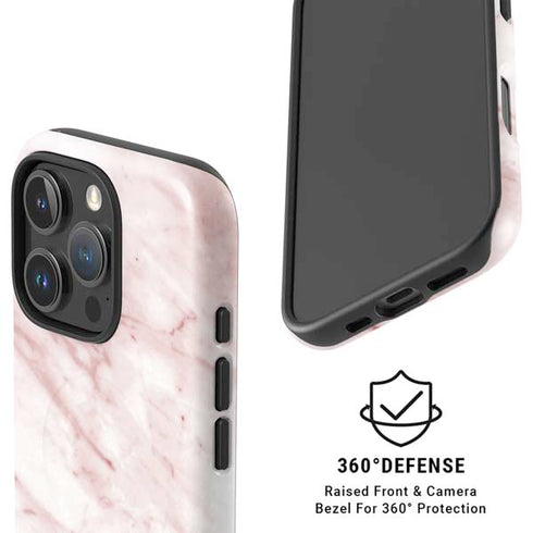 Pink Marble iPhone 16 Pro Max Magsafe Impact Case