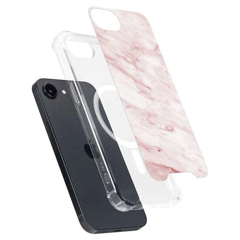 Pink Marble iPhone 16e MagSafe Case