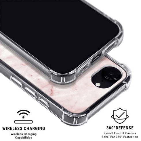 Pink Marble iPhone 16e MagSafe Case
