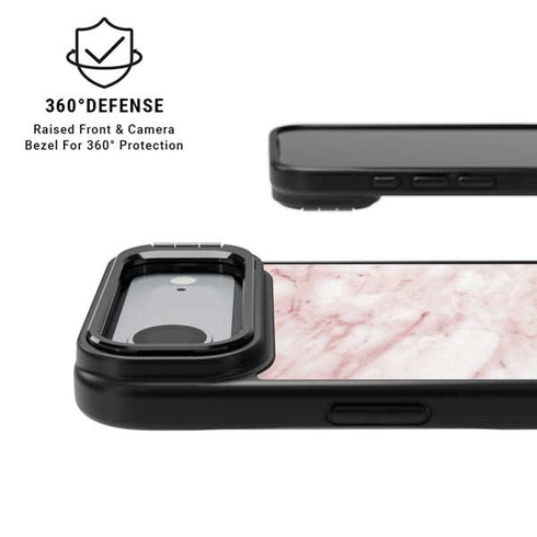 Pink Marble iPhone 17 Air Kickstand Case