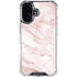 Pink Marble iPhone 17 Clear Case