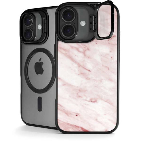 Pink Marble iPhone 17 Kickstand Case