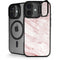 Pink Marble iPhone 17 Kickstand Case
