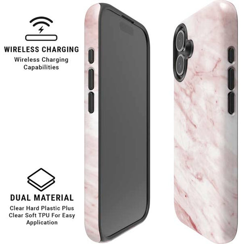 Pink Marble iPhone 17 Magsafe Impact Case