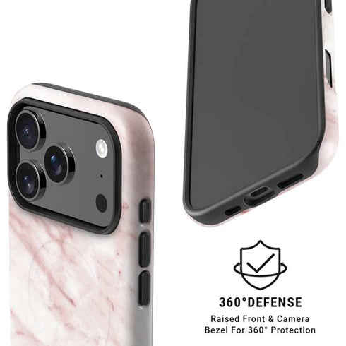 Pink Marble iPhone 17 Pro Magsafe Impact Case