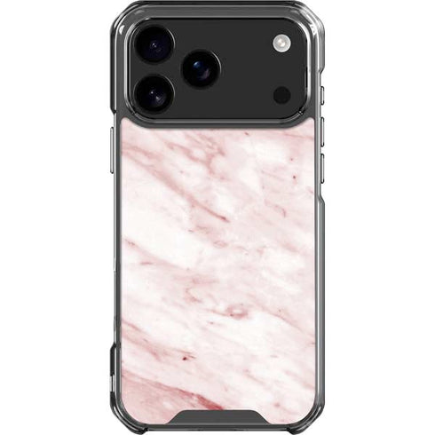 Pink Marble iPhone 17 Pro Max Clear Case