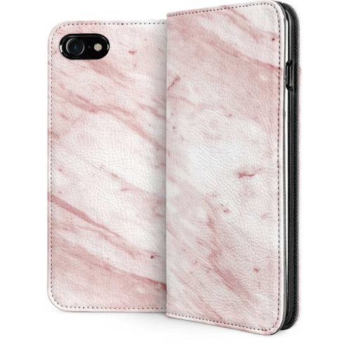 Pink Marble iPhone SE (2nd & 3rd Gen) Folio Case