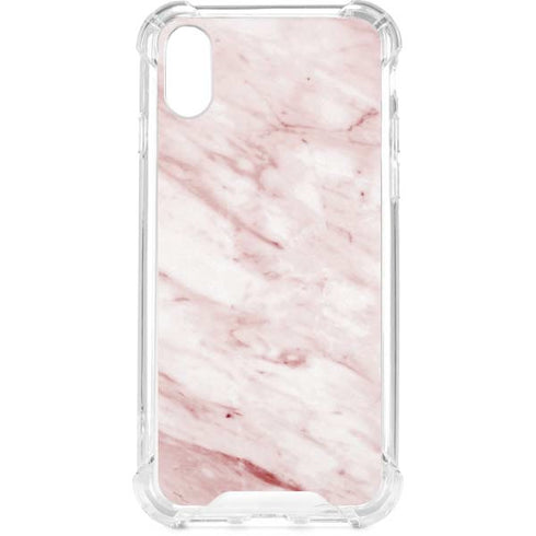 Pink Marble iPhone XS Clear Case