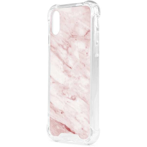 Pink Marble iPhone XS Clear Case