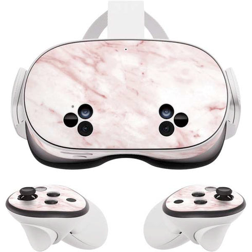 Pink Marble Meta Quest 3S Skin