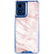 Pink Marble Moto G 5G (2024) Clear Case