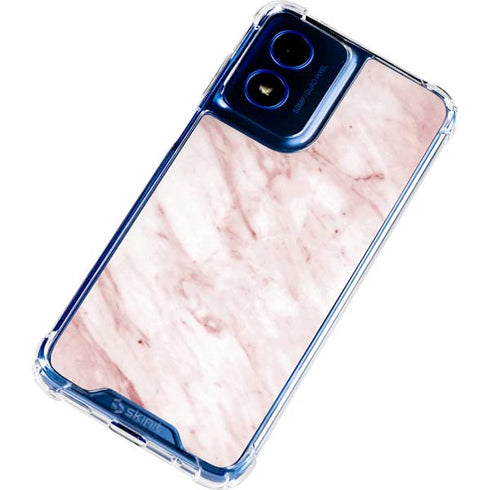 Pink Marble Moto G 5G (2024) Clear Case