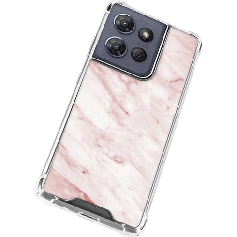 Pink Marble Moto G Play 5G (2025) Clear Case