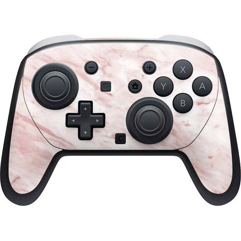 Pink Marble Nintendo Switch 2 (2025) Pro Controller Skin
