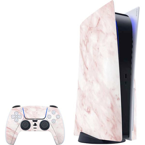 Pink Marble PlayStation PS5 Skins