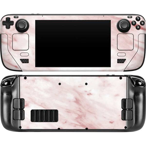 Pink Marble Steam Deck Handheld Gaming Computer Skin