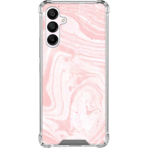 Pink Marbling Galaxy A16 5G Clear Case