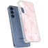 Pink Marbling Galaxy A55 5G Clear Case