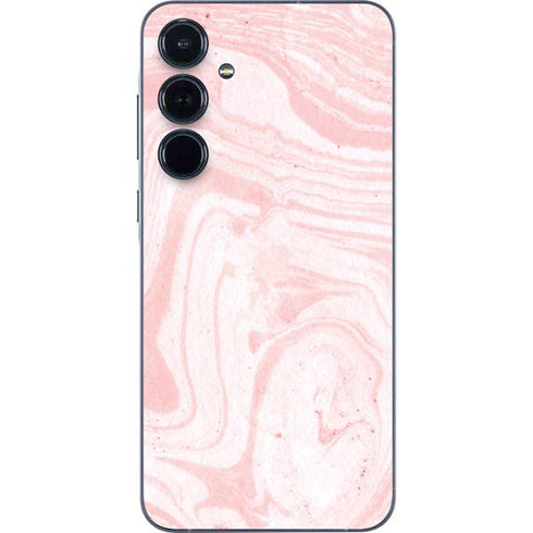 Pink Marbling Galaxy A55 5G Skin
