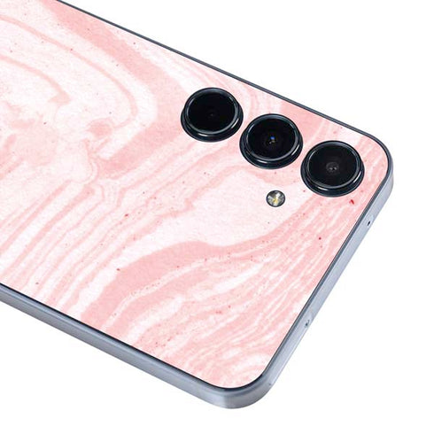 Pink Marbling Galaxy A55 5G Skin