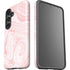 Pink Marbling Galaxy S25 Impact Case