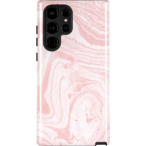 Pink Marbling Galaxy Cases