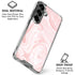 Pink Marbling Galaxy S26 Clear Case