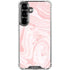 Pink Marbling Galaxy S26 Plus Clear Case