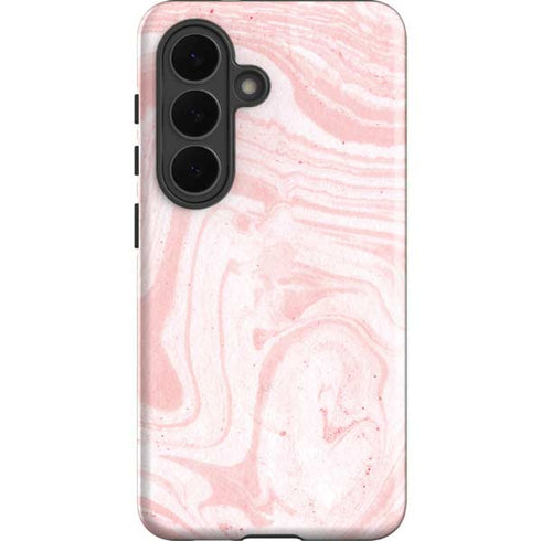 Pink Marbling Galaxy S26 Plus Impact Case