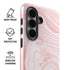 Pink Marbling Galaxy S26 Plus Impact Case