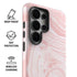 Pink Marbling Galaxy S26 Ultra Impact Case
