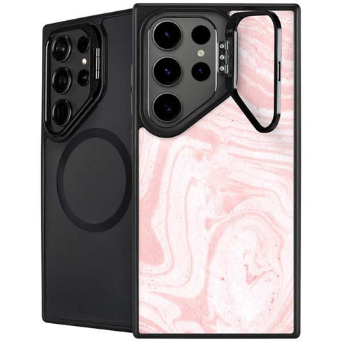Pink Marbling Galaxy S26 Ultra Kickstand Case