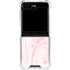 Pink Marbling Galaxy Z Flip6 Clear Case