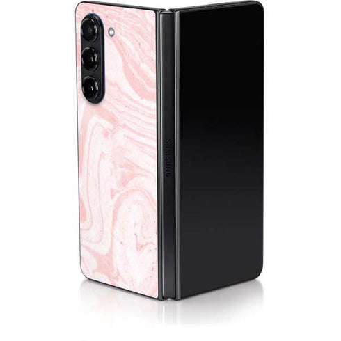Pink Marbling Galaxy Z Fold5 5G Skin
