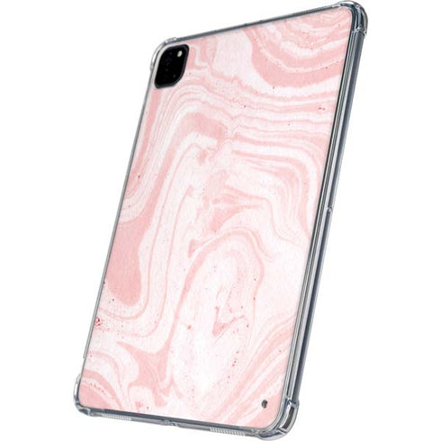 Pink Marbling iPad Pro 11in (2024) Clear Case
