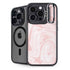 Pink Marbling iPhone 14 Pro Max Kickstand Case