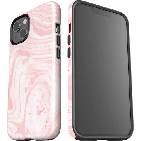 Pink Marbling iPhone 15 Impact Case