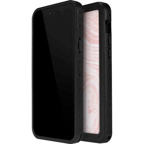 Pink Marbling iPhone 15 Plus Waterproof Case