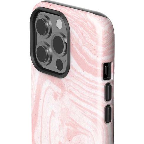Pink Marbling iPhone 15 Pro Impact Case