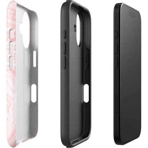 Pink Marbling iPhone 16 Impact Case